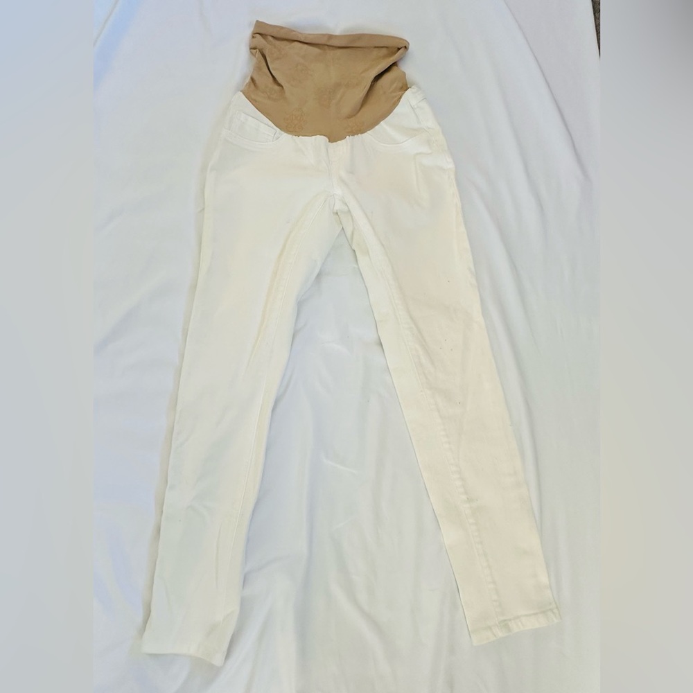 Jessica Simpson Cream Maternity Pants